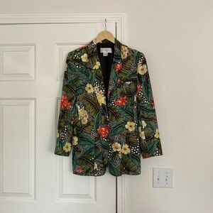 Liz Claiborne vintage botanical blazer.